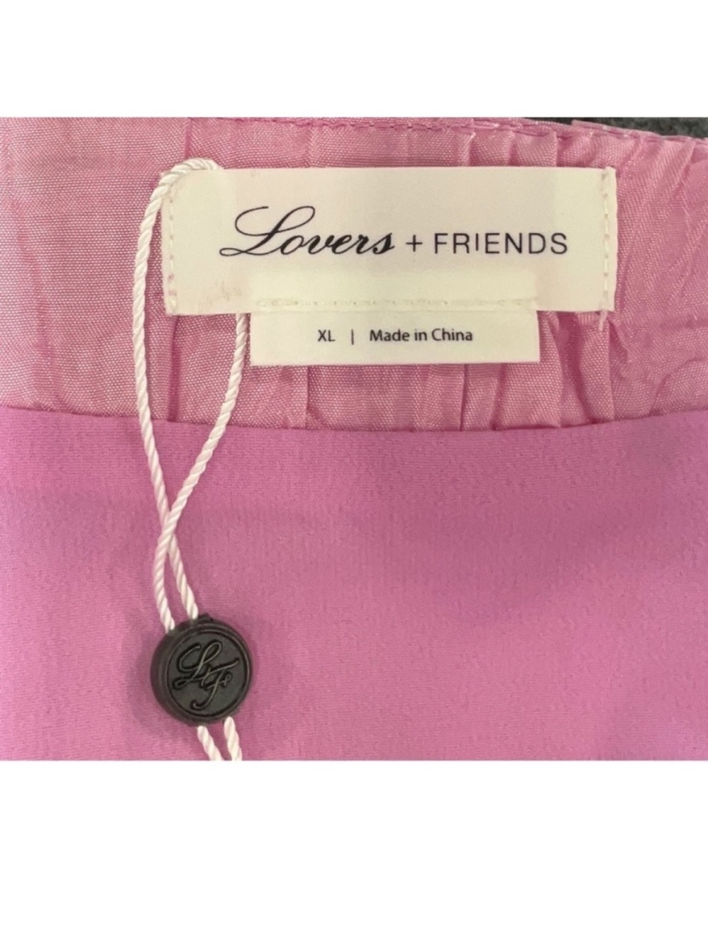 Lovers + Friends Alden Pink Pleat High Rise Shorts Women’s XL - Picture 5 of 7